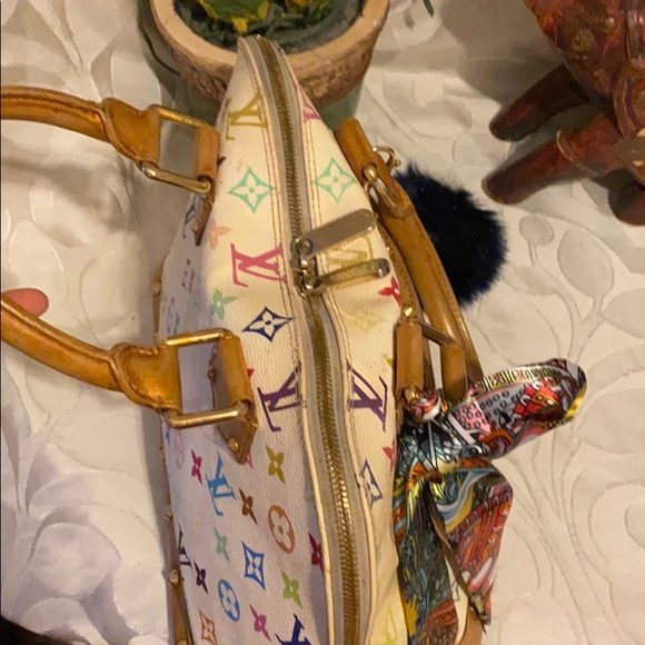 COPY - Louis Vuitton multicolor Murakami Satchel Alma - Picture 9 of 16